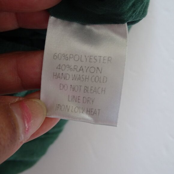 EeSome Green Sleeveless Romper Women Size S Tie Shoulder Straps Elastic Waist - Picture 5 of 9